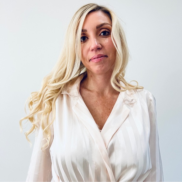 VTG Christian Dior Peach Robe - Picture 6 of 14